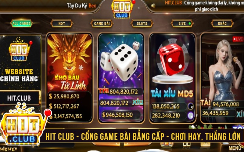 Sản phẩm game của tập đoàn Hitclub